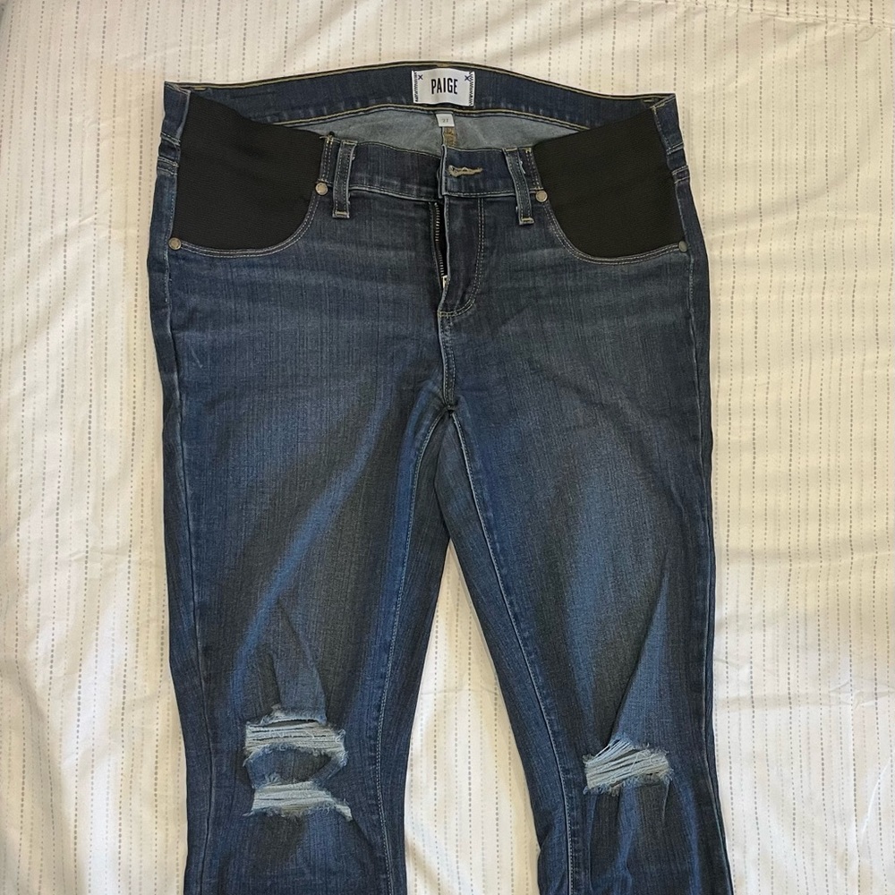 EUC Paige Maternity Denim - Verdugo Ankle 27